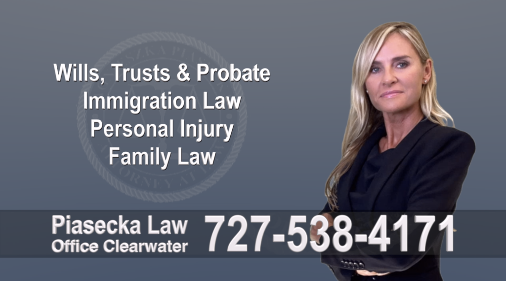 Polish Lawyer Clearwater, Lawyer, Attorney, Florida, Wills, Trusts, Probate, Immigration, Personal Injury, Family Law, Agnieszka, Piasecka, Aga, Free, Consultation, Autoaccident