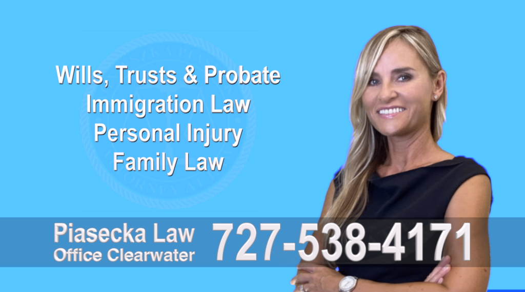 Polish Lawyer Clearwater, Tampa, Polish, Lawyer, Attorney, Florida, Wills, Trusts, Probate, Immigration, Personal Injury, Family Law, Agnieszka, Piasecka, Aga, Free Consultation, Accidents, Polski,