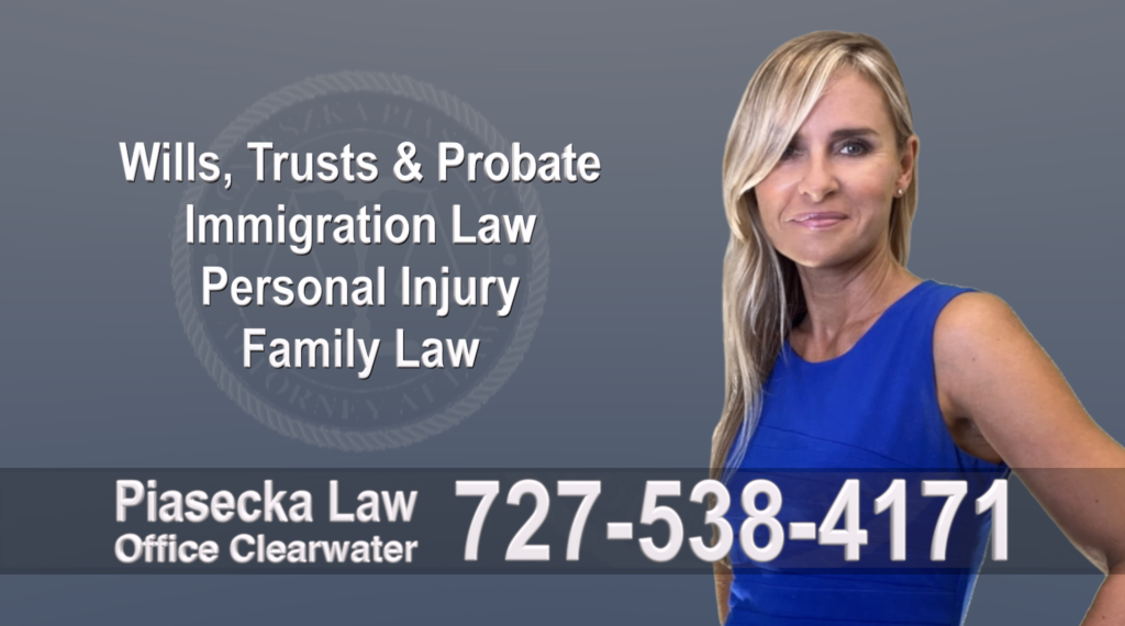 Polish Lawyer Clearwater, Tampa, Polish, Lawyer, Attorney, Florida, Wills, Trusts, Probate, Immigration, Personal Injury, Family Law, Agnieszka, Piasecka, Aga, Free, Consultation, Accidents,