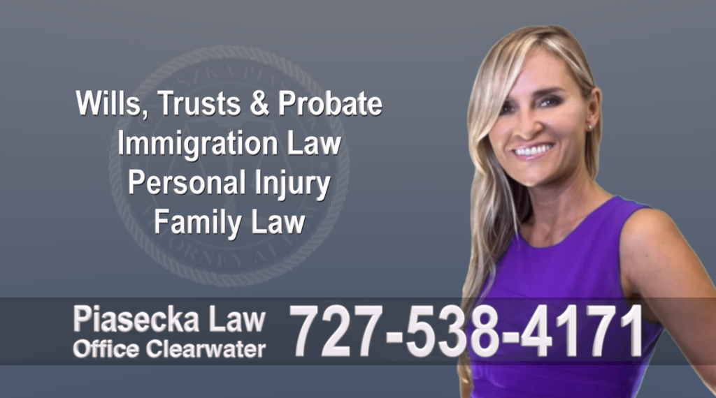 Polish, Lawyer, Attorney, Florida, Wills, Trusts, Probate, Immigration, Personal Injury, Family Law, Agnieszka, Piasecka, Aga, Free, Consultation, Recommended